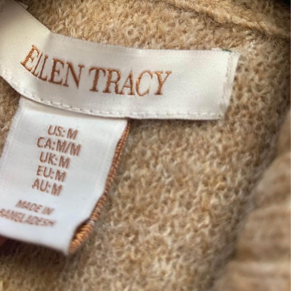 Ellen Tracy tan button up cardigan - Picture 3 of 3